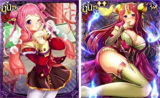 画像ギャラリー No.002のサムネイル画像 / 「ヴァンパイア†ブラッド」，美玲と和歌月桔梗のボイス付きカードが登場