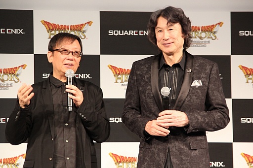 画像ギャラリー No.004のサムネイル画像 / 「ドラゴンクエストヒーローズ」の完成発表会が開催。堀井雄二氏と松坂桃李さん,桐谷美玲さん,片岡愛之助さんがボイス収録時のエピソードを披露