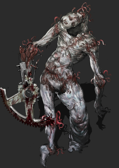 画像ギャラリー No.011のサムネイル画像 / 「バイオハザード リベレーションズ2」開発陣が語るエピソード3の見どころ。今回はモイラ・バートンや巨漢クリーチャーの設定画を公開