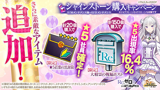 ���������꡼ No.006�Υ���ͥ������ / �֤���Ѥˡ������륺�ס���Re:�����ץ����֥��ߥꥢ�ס֥��륷��פνи�Ψ�����åס������������Ը��������������Ϥ�