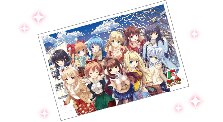 ガールフレンド（仮）」5周年記念ステージイベントの販売グッズ