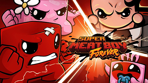 画像ギャラリー No.002のサムネイル画像 / 人気ACT続編「Super Meat Boy Forever」がリリース。7200ものレベルが動的に組み合わさり,プレイするたびに新たな挑戦が待ち受ける