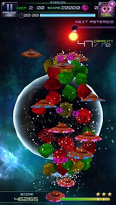 画像集#004のサムネイル/隕石を爆破するパズルゲーム「Million Asteroids」の配信が本日スタート