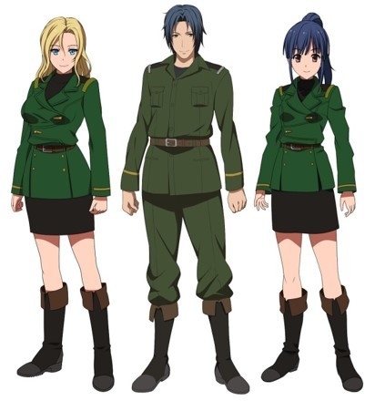 画像集#002のサムネイル/「境界の黒翼 アサルトレイヴン」,個性豊かな主要キャラクター3人が公開