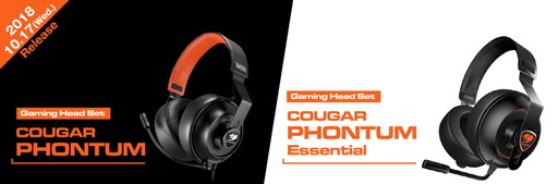 画像ギャラリー No.001のサムネイル画像 / COUGARのアナログ接続型ヘッドセット「PHONTUM」シリーズ2モデルが国内発売