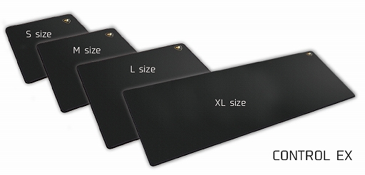 画像ギャラリー No.003のサムネイル画像 / COUGARの布製マウスパッドがモデルチェンジ。SからXLまで4サイズが登場