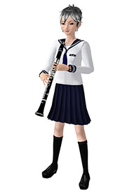 画像集#005のサムネイル/PCソフト「吹奏ガールズ2」の体験版が配信中。MIDIファイルを選択して“吹奏ガールズ”の演奏を楽しもう