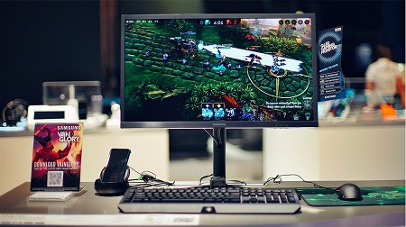 スマホ向けmobaの Vainglory が Samsung Dex に対応 ディスプレイ マウス キーボードを接続してデスクトップpc風に遊べる