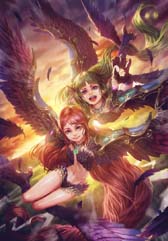 画像ギャラリー No.001のサムネイル画像 / 「GODGAMES」,二重奏の歌声シリーズのユニット6体を追加