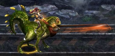 画像ギャラリー No.003のサムネイル画像 / 「BLADE RUSH」,幸運ルーレットに新ライド「ケロケロガエル」が登場