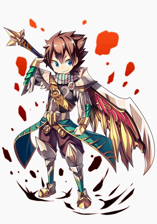 画像集 002 ハンターヒーロー 4種類ある初期職業をイメージしたキャラクターイラストと