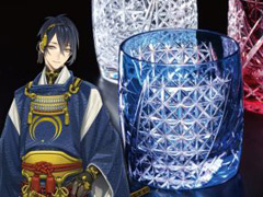 「刀剣乱舞-ONLINE-」の江戸切子ミニグラス3種が発売決定。予約受付開始