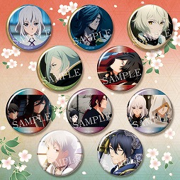 画像ギャラリー No.002のサムネイル画像 / アニメ「活撃 刀剣乱舞」のイラストを使用したトレーディングバッジが6月に発売