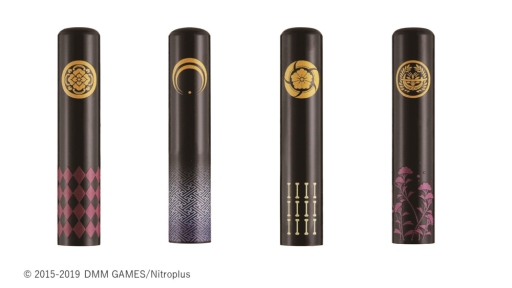 画像ギャラリー No.002のサムネイル画像 / 「刀剣乱舞-ONLINE-」の刀剣男士をイメージした伝統工芸甲州手彫印章の印鑑が登場。予約受付開始