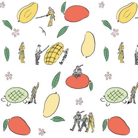 画像ギャラリー No.018のサムネイル画像 / 「刀剣乱舞-ONLINE-」,イラストレーター鬼頭 祈氏とのコラボグッズに新柄が登場