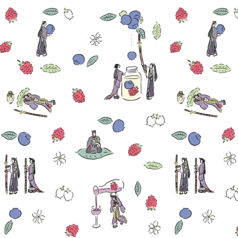 画像ギャラリー No.019のサムネイル画像 / 「刀剣乱舞-ONLINE-」,イラストレーター鬼頭 祈氏とのコラボグッズに新柄が登場