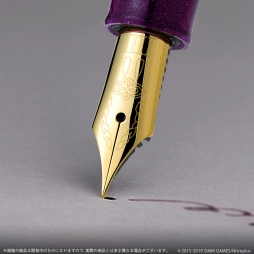 画像ギャラリー No.006のサムネイル画像 / 「刀剣乱舞-ONLINE-」のへし切長谷部をイメージした万年筆が発売決定。付属するオリジナルインクは紫苑色