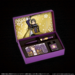 画像ギャラリー No.007のサムネイル画像 / 「刀剣乱舞-ONLINE-」のへし切長谷部をイメージした万年筆が発売決定。付属するオリジナルインクは紫苑色