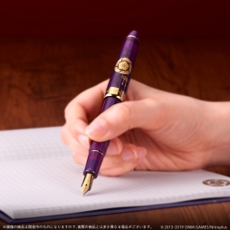 画像ギャラリー No.009のサムネイル画像 / 「刀剣乱舞-ONLINE-」のへし切長谷部をイメージした万年筆が発売決定。付属するオリジナルインクは紫苑色