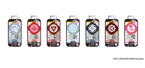 画像ギャラリー No.003のサムネイル画像 / タニタが「刀剣乱舞-ONLINE-」コラボ歩数計を再販へ。7振りの「刀剣男士」デザインを加えた全80種類で,予約受付は12月2日10時スタート