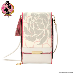 画像ギャラリー No.014のサムネイル画像 / 「刀剣乱舞-ONLINE-」と日本の伝統織物のコラボにスマホポシェットが登場。一期一振ら四振りの刀剣男士がラインナップ