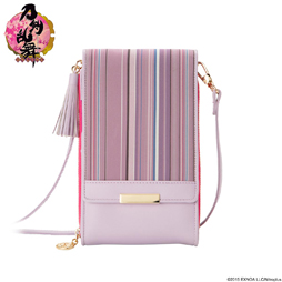 画像ギャラリー No.016のサムネイル画像 / 「刀剣乱舞-ONLINE-」と日本の伝統織物のコラボにスマホポシェットが登場。一期一振ら四振りの刀剣男士がラインナップ