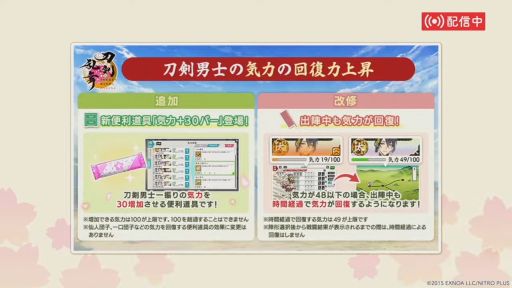 画像ギャラリー No.006のサムネイル画像 / 「刀剣乱舞ONLINE」,ゲーム内で9つの特典を利用できる月額サービスを本日開始。売上の一部は,刀剣文化を支援する「刀剣機構」に寄付