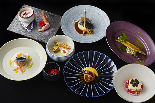 画像ギャラリー No.006のサムネイル画像 / 「刀剣乱舞ONLINE」,夏季特別展「時をかける名刀」コラボを記念し「ガーデンレストラン徳川園」で特別なコースを提供