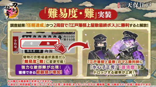 画像ギャラリー No.006のサムネイル画像 / 「刀剣乱舞ONLINE」，イベント「特命調査 天保江戸」を開催。水心子正秀（CV：阿部 敦）と源清麿（CV：赤羽根健治）の極の姿が実装に