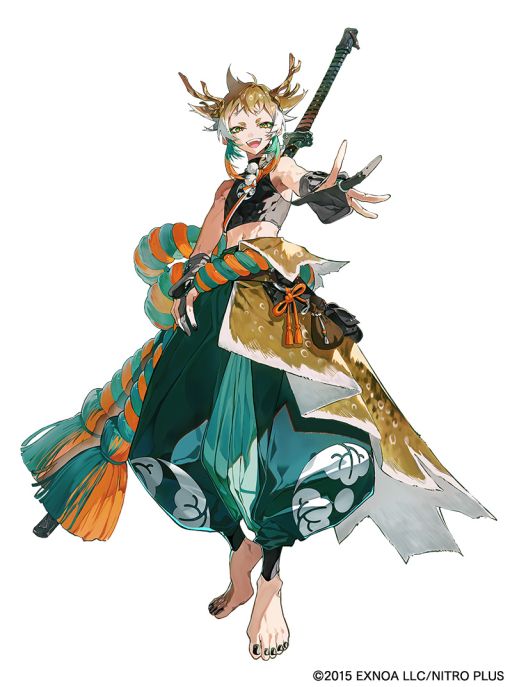 画像ギャラリー No.001のサムネイル画像 / 「刀剣乱舞ONLINE」，新たな刀剣男士「柏太刀」（CV：岩中睦樹）を発表。山の頂点に君臨する高位神格の大太刀