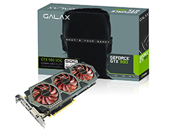 画像集#002のサムネイル/GALAX製GTX 980カード登場。大型クーラー搭載のOC仕様で約7万5000円