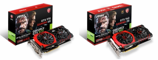 ���������꡼ No.001�Υ���ͥ������ / MSI��GTX 970��GTX 960�ǡ�MGSV��GROUND ZEROES�פ�Х�ɥ�