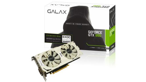 画像ギャラリー No.003のサムネイル画像 / 白いクーラーを搭載するOC版GTX 960カードがGALAXから