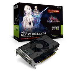 画像ギャラリー No.002のサムネイル画像 / ELSA,「LoVA」推奨で特典アイテム付属の短尺GTX 950カードを発売