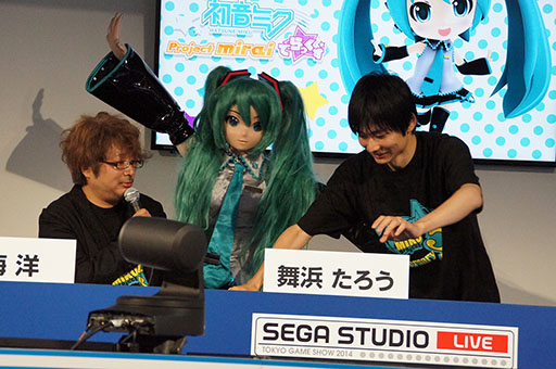 ������#008�Υ���ͥ���/��TGS 2014�ϥߥ����衼����3�Ф�ޤ��롣�ֽ鲻�ߥ� Project mirai �Ǥ�ä����ס��µ��ץ쥤����Ϫ���줿���ơ������٥�Ȥ��ݡ���
