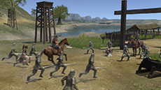 画像集#002のサムネイル/「信長の野望 Online 〜覚醒の章〜」,最大200対200の部隊で戦いを繰り広げる「侵攻戦」の詳細が明らかに。最新のスクリーンショットも掲載