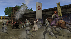 画像集#003のサムネイル/「信長の野望 Online 〜覚醒の章〜」,最大200対200の部隊で戦いを繰り広げる「侵攻戦」の詳細が明らかに。最新のスクリーンショットも掲載