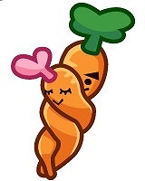 画像ギャラリー No.008のサムネイル画像 / 変な形の人参を栽培するゲーム「こっちに根菜 〜ニンジン編〜」が配信開始