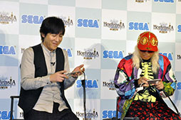 画像ギャラリー No.014のサムネイル画像 / ELTの伊藤一朗さんがゲームを遊んでDJ KOOさんに変身? 「オルタンシア・サーガ」新テレビCM発表会の模様をレポート