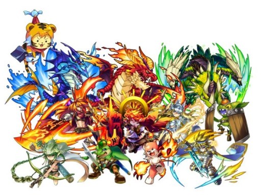 画像集#010のサムネイル/iOS/Android向けラインバトルゲーム「大乱闘!ドラゴンパレード」が発表に