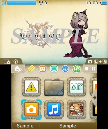 画像ギャラリー No.001のサムネイル画像 / 「レジェンド オブ レガシー」3DS用テーマの新デザイン8種類が配信スタート