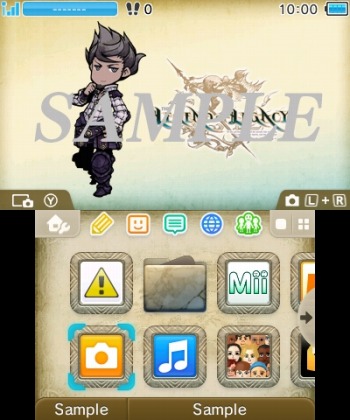 画像ギャラリー No.002のサムネイル画像 / 「レジェンド オブ レガシー」3DS用テーマの新デザイン8種類が配信スタート