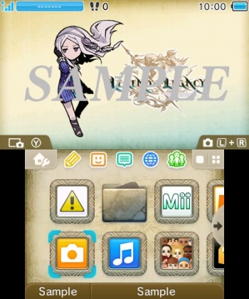 画像ギャラリー No.004のサムネイル画像 / 「レジェンド オブ レガシー」3DS用テーマの新デザイン8種類が配信スタート