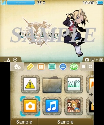 画像ギャラリー No.007のサムネイル画像 / 「レジェンド オブ レガシー」3DS用テーマの新デザイン8種類が配信スタート