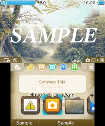 画像ギャラリー No.008のサムネイル画像 / 「レジェンド オブ レガシー」3DS用テーマの新デザイン8種類が配信スタート