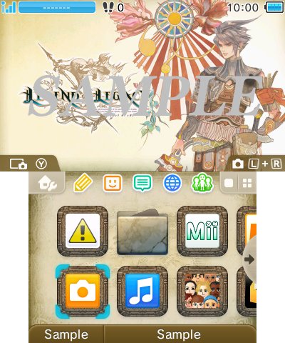 画像ギャラリー No.001のサムネイル画像 / 「レジェンド オブ レガシー」,主人公7名をあしらった新たな3DS用テーマが配信