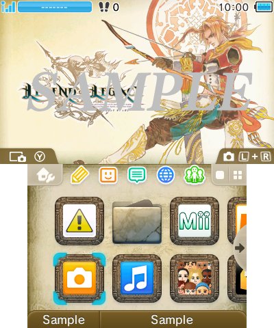 画像ギャラリー No.003のサムネイル画像 / 「レジェンド オブ レガシー」,主人公7名をあしらった新たな3DS用テーマが配信