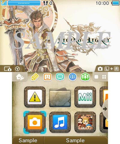 画像ギャラリー No.005のサムネイル画像 / 「レジェンド オブ レガシー」,主人公7名をあしらった新たな3DS用テーマが配信