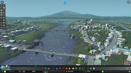 欧米でヒット中の都市建設シム Cities Skylines をレビュー きれいにカーブを描いた道路を自由に引いて 理想の都市建設を目指せ