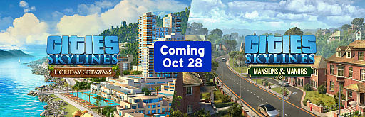 画像ギャラリー No.002のサムネイル画像 / 「Cities: Skylines」新DLC「Mansions & Manors」と「Holiday Getaways」が2026年10月28日に配信。16曲を収録するゲーム内ラジオ局「Blueprint Beats Radio」も同日登場